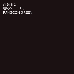 #1B1112 - Rangoon Green Color Image